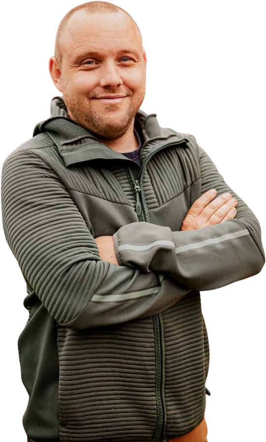 Mikkel Norup, tømrer hos Hage Byg